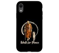 Peace Walking Monks and Aloka Dog Walk for Peace Coque pour iPhone XR
