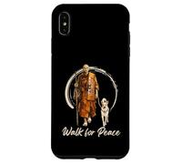 Peace Walking Monks and Aloka Dog Walk for Peace Coque pour iPhone XS Max