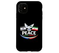 Peace Without Borders Israël & Iran Colombe de Paix Classique Coque pour iPhone 11