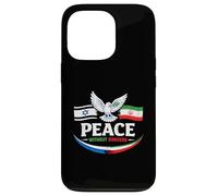 Peace Without Borders Israël & Iran Colombe de Paix Classique Coque pour iPhone 13 Pro