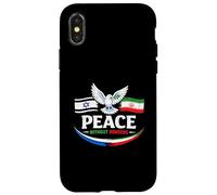 Peace Without Borders Israël & Iran Colombe de Paix Classique Coque pour iPhone X/XS