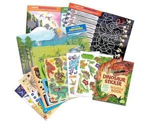 Peaceable Kingdom Dinosaur Sticker Activity Book - Reusable Sticker Scenes for Kids Ages 3 and Up, Includes 200+ Stickers