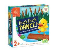 Peaceable Kingdom Duck Duck Dance, Jeux pour Parents et Leurs Enfants de 2 Ans - Jeu de Plateau pour Tout-Petits, préscolaire pour Suivre Les Instructions, avec 9 pièces, 19,8 x 7,6 x 19,8 cm