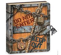 Peaceable Kingdom Journal Lock & Key - Keep Out