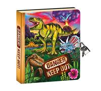 Peaceable Kingdom Lock & Key Journal - Dinosaure phosphorescent