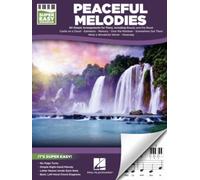 Peaceful Melodies: Super Easy Piano - Easy Piano De Divers Artistes | Recueil De 60 Partitions Pour Piano Très Facile Avec Mélodie Main Droite, Noms Des Notes, Accords Main Gauche Et Paroles