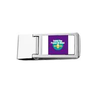 Peaceful Night Dreams Art Deco Fashion Slim Pince à billets en acier inoxydable Portefeuille de poche