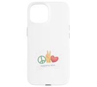 Peaceful Soul Peace Sign Hand Gesture Love Graphic Nature Coque pour iPhone 15