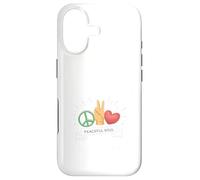 Peaceful Soul Peace Sign Hand Gesture Love Graphic Nature Coque pour iPhone 17