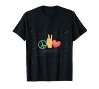 Peaceful Soul Peace Sign Hand Gesture Love Graphic Nature T-Shirt