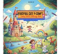 Peacefull Cute & Comfy Fancy World Coloring Book: "A Magical Coloring Adventure 50+ Full of Sweet Scenes, Cozy Places & Cute Friends!"