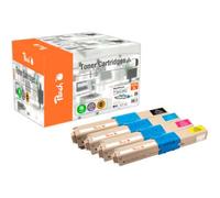 Peach 112227 Cartouche de Toner 4 pièce(s) Compatible Noir, Cyan, Magenta, Jaune
