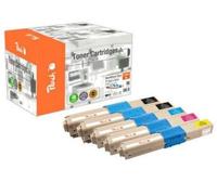 Peach 112228 Toner Cartridge 5 pc(s) Compatible Black,Cyan,Magenta,Yellow