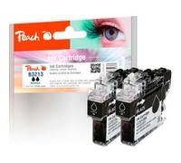 Peach "320481 cartouche d''encre 2 pièce(s) Compatible Rendement élevé (XL) Noir"