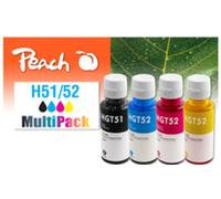 Peach 321284 Cartouche d'impression 4 pcs Compatible Rendement standard Noir, Cyan, Magenta, Jaune