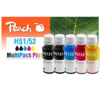 Peach 321285 Cartouche d'impression 5 pièces Compatible Rendement standard Noir, Cyan, Magenta, Jaune