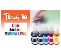 Peach 321698 Cartouche d'impression 5 pcs Compatible Rendement standard Noir, Cyan, Magenta, Jaune