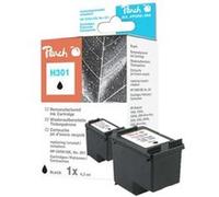 Peach - 5.7 ml - noir - compatible - cartouche d'encre (alternative pour : HP 301) - pour Deskjet 1050A J410, 1051A J410, 10XX, 10XX J410, 15XX, 2000, 2050 J510, 2050A J510