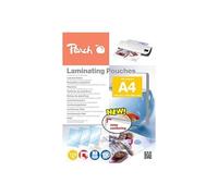 Peach Pochettes de plastification A4 PP525-02 125 µm Brillant - Lot de 100