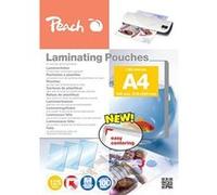 Peach Pochettes de plastification A4 PP525-02 125 µm Brillant - Lot de 100