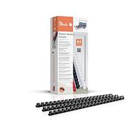 Peach Baguettes Plastique à Anneaux 12 mm, pour 95 Feuilles A4, Noirs