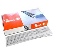 Peach Baguettes Reliure métallique 6mm argent, 3:1', 34 boucles A4, 100 pcs. PW064-01