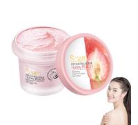 Peach Brightening Exfoliating Body Scrub, Peach 2 in 1 Face and Body Scrub, Peach Smooth & Tight Body Scrub, Organic Body Scrub For Body, Face, Hand & Foot (1pcs)