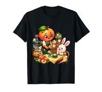 Peach Cafe pour Un Lapin Heureux T-Shirt
