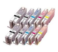 Peach Cartouche d'encre Noir Taille XL Compatible avec imprimante Canon Multi-pack XL Multi-Pack (Schwarz, Gelb, Magenta, Cyan) G