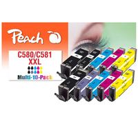 Peach Cartouche Toner Canon N°580XXL/581XXL Multi10Pack REM,KOM