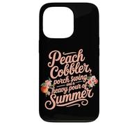 Peach Cobbler Porch Swing and a Heavy pour of Summer Coque pour iPhone 13 Pro