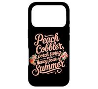 Peach Cobbler Porch Swing and a Heavy pour of Summer Coque pour iPhone 17 Pro