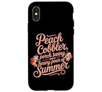 Peach Cobbler Porch Swing and a Heavy pour of Summer Coque pour iPhone X/XS