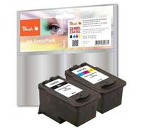 Peach Combi-Pack C540XL/C541XL - Pack de 2 - noir, couleur (cyan, magenta, jaune) - compatible - remanufacturé - cartouche d'encre (alternative pour : Canon CL-541XL, Canon PG-540XL) - pour Canon PIXM