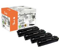 Peach Combi-Pack - Pack de 4 - XL - noir, jaune, cyan, magenta - compatible - remanufacturé - cartouche de toner (alternative à : HP 410X, HP CF410X, HP CF411X, HP CF413X, HP CF412X)