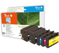 Peach Combi-Pack PLUS H932XL/H933XL - Pack de 5 - XL - noir, jaune, cyan, magenta - compatible - remanufacturé - cartouche d'encre (alternative à : HP 932XL, HP 933XL)