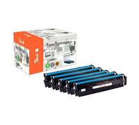 Peach Combi-Pack PLUS - Pack de 5 - S - noir, jaune, cyan, magenta - compatible - remanufacturé - cartouche de toner - pour HP Color LaserJet Pro M254dw, M254nw, MFP M280nw, MFP M281cdw, MFP M281fdn, MFP M281fdw