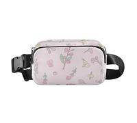 Peach Crush Sac banane élégant pour homme et femme Sac banane multifonction avec sangle réglable pour le shopping, le sport, le travail, Peach Crush, 1 size