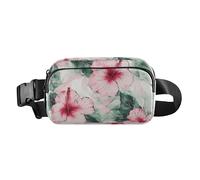 Peach Crush Sac banane tendance pour homme et femme Mini sac banane à fermeture éclair avec sangle réglable pour voyage, shopping, course à pied, Peach Crush, 1 size