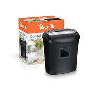 Peach Destructeur de Documents Coupe croisée - 10 Feuilles - 21 litres - Particules 5 x 16 mm (P-4) - Conforme au RGPD - PS500-40A