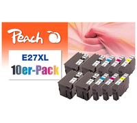 Peach E27 Printer Cartridges XL (4xBK, 2xC, 2xM, 2xY) Replaces Epson T2716, No.