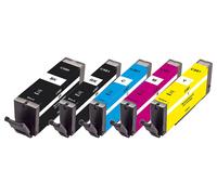 Peach Economy pack ink cartridges compatible with Canon PGI-580, CLI-581, 2078C0