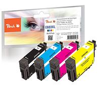 Peach Epson E603 Lot de Cartouches d'encre XL équivalent des modèles Epson 603XL, C13T03A64010 pour Epson Expression Home XP -2100, Epson Expression Home XP -2105, Epson Expression Home XP -3100