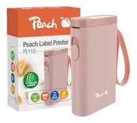 Peach "PE110 imprimante pour étiquettes Thermique directe 203 x 203 DPI 60 mm/sec Sans fil Bluetooth, Imprimante d''étiquettes"