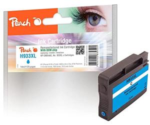 Peach Ink Cartridge Cyan HC Compatible with HP No. 933XL, CN054AE