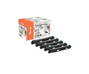 Peach Kit de 5 Cartouches Toner Noir Compatible TN-243, 5 x 1000 pages, Impression Laser, Compatible Brother