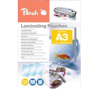 Peach Laminierfolie A3 125 mic 25 Stück Premiumqualität für beste Laminier
