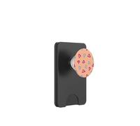 Peach Lavender Burgundy Triangle Doodle Scattered 80s Patter PopSockets PopWallet pour MagSafe