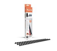 Peach Lot de 25 reliures en plastique Noir 8 mm