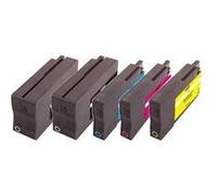 Peach lot de cartouches dencre compatible hp multi-pack cyan, gelb, magenta, schwarz, schwarz G